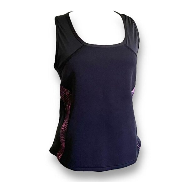 Delfin Womens Heat Maximizing Racerback Tank XXXL Black Purple Infrared Neoprene - Picture 2 of 7